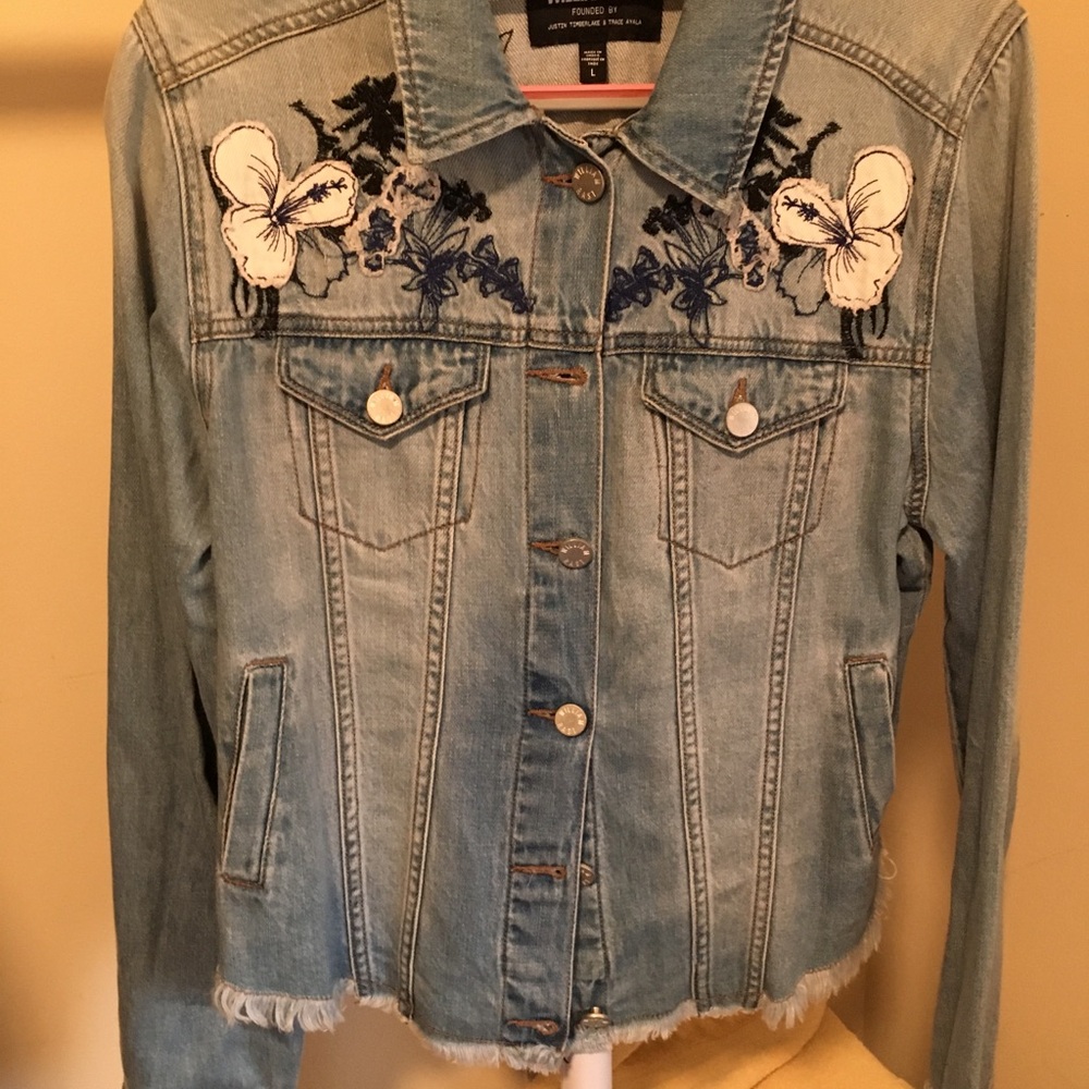 Embroidered Denim Jacket